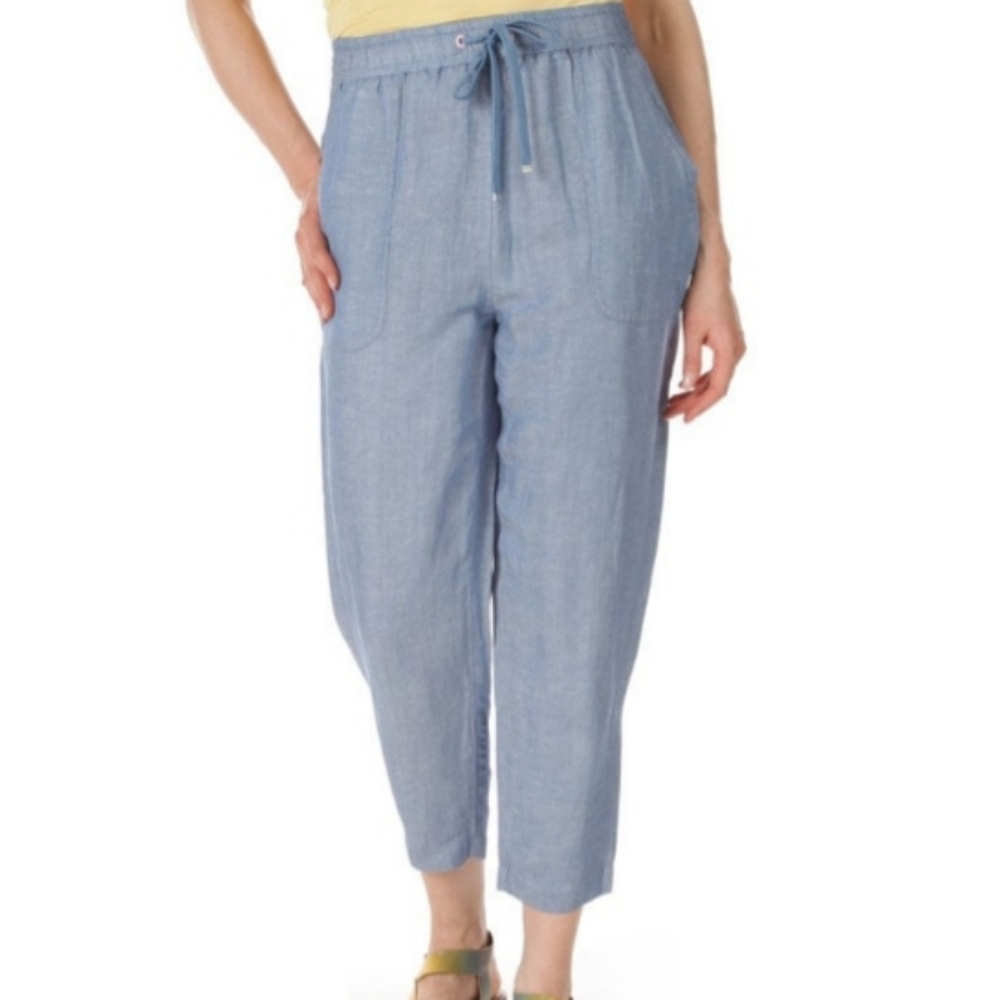 NWOT Joules Lynn Chambray Pants
